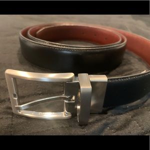 Brand new with tags men’s black reversible belt